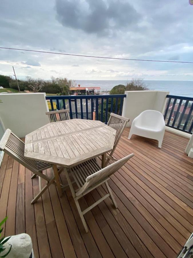 Bel Appartement Vue Mer - 1Er Rang Front De Mer 圣让－德吕兹 外观 照片