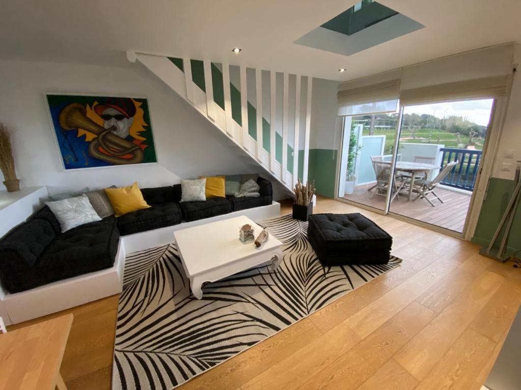 Bel Appartement Vue Mer - 1Er Rang Front De Mer 圣让－德吕兹 外观 照片