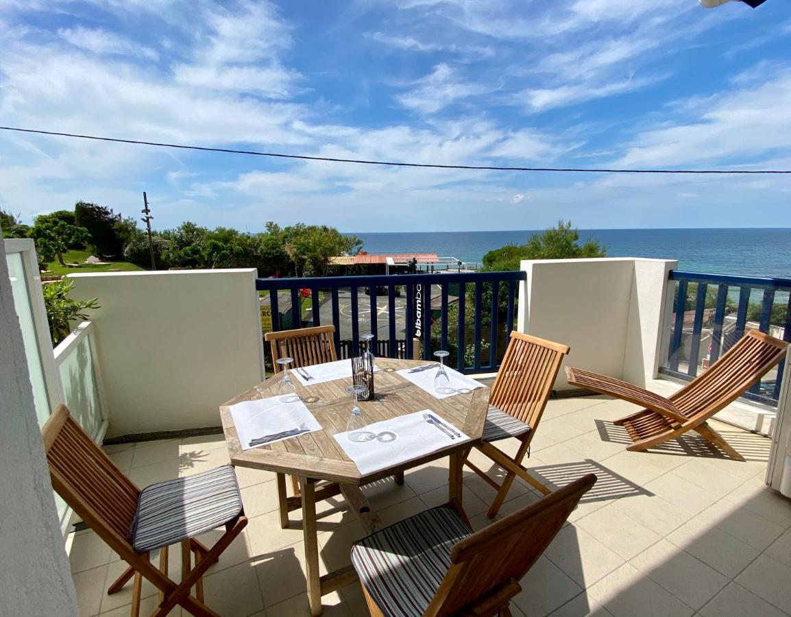 Bel Appartement Vue Mer - 1Er Rang Front De Mer 圣让－德吕兹 外观 照片